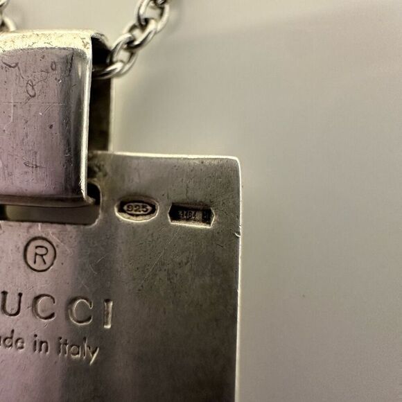 Gucci Virgo Horoscope Pendant 20” Necklace Sterling Silver With Box - Picture 4 of 9